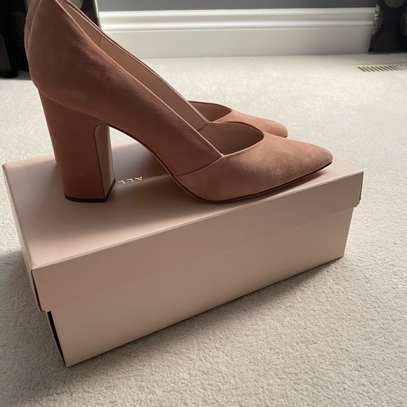 LOEFFLER RANDALL Sz 10 Paulina Pump Coquille, beautiful pink suede, brand new - Picture 4 of 8